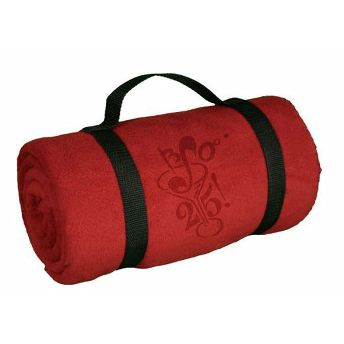 Brian Setzer Orchestra - 25th Anniversary Logo Blanket - Red