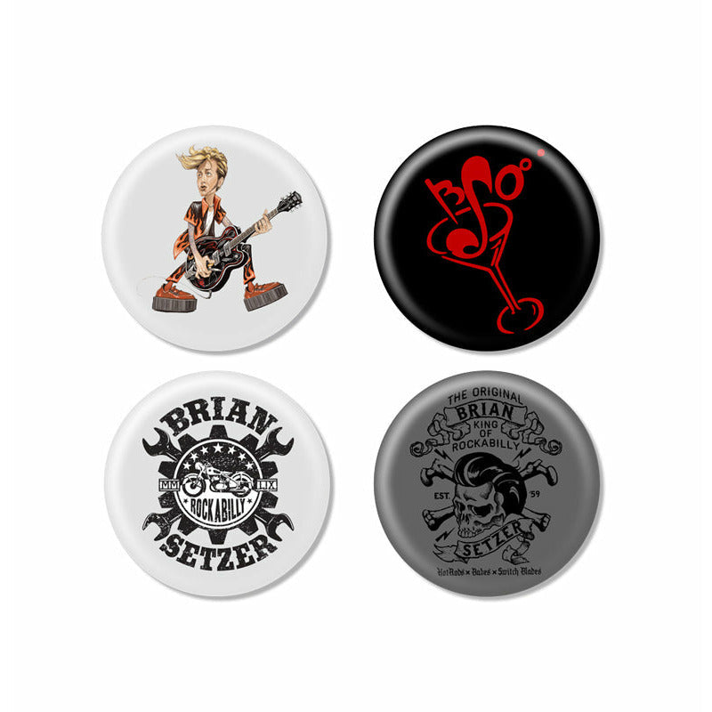 Brian Setzer Orchestra - 2013 Button Set