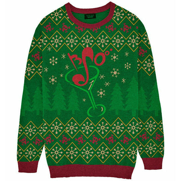 Brian Setzer - Martinis and Trees Sweater