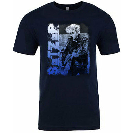 Brian Setzer - Retro Photo T-Shirt