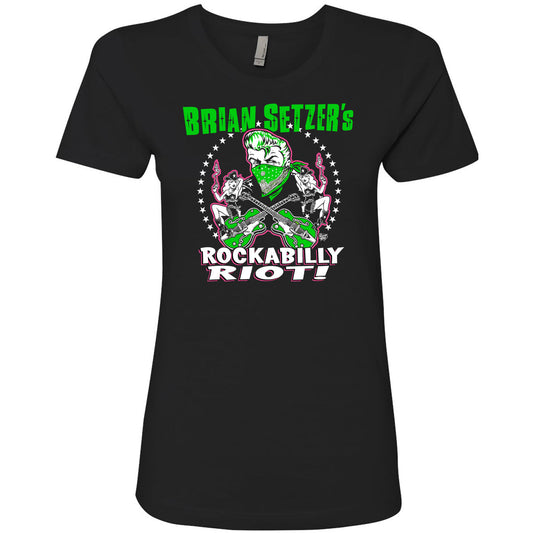 Brian Setzer - Ladies 2019 Rockabilly Riot T-Shirt