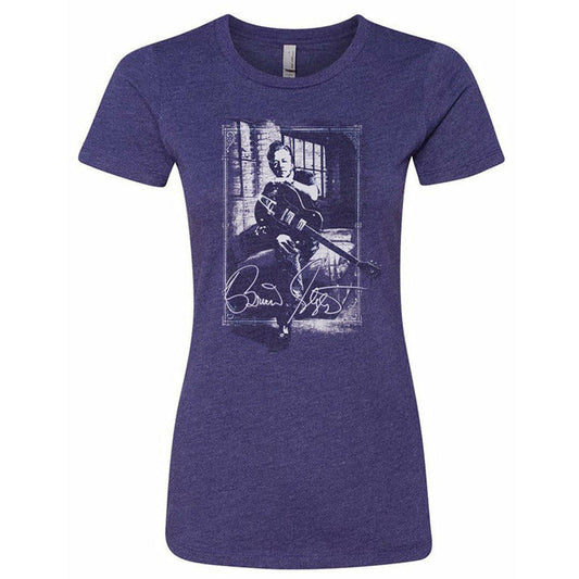 Brian Setzer - Ladies Posterized Setzer T-Shirt