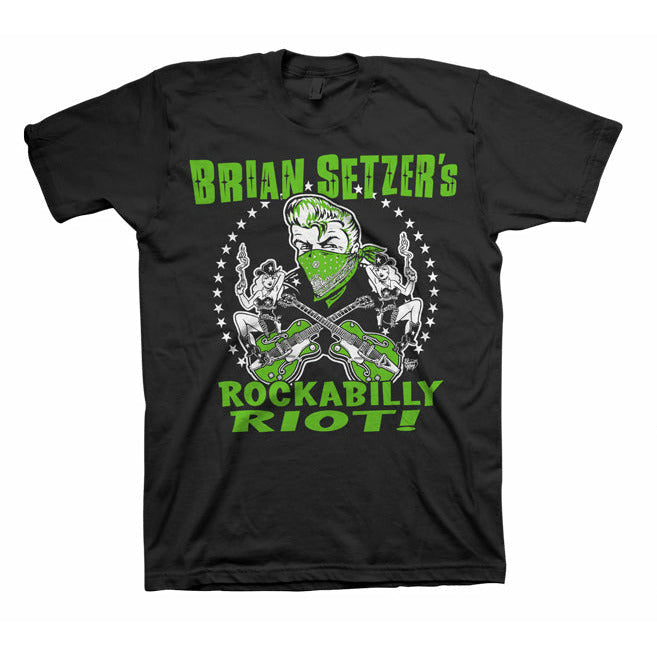 Brian Setzer - Rockabilly Riot 2015 Tour T-Shirt