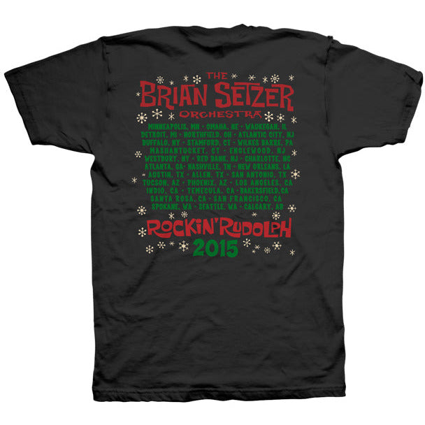 Brian Setzer - Rockin Rudolph 2015 Tour T-Shirt
