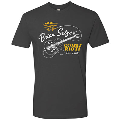 Brian Setzer - Hot Rod Guitar T-Shirt